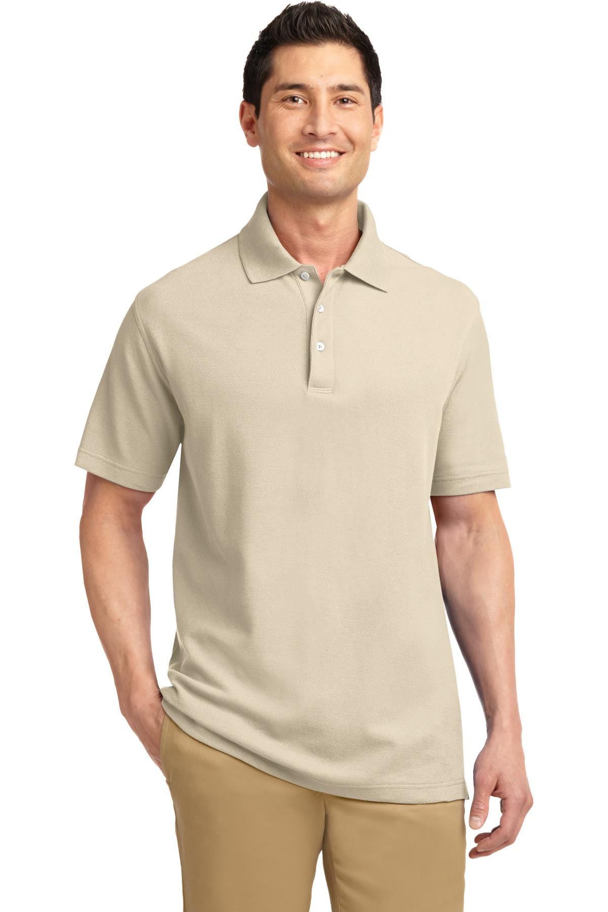 Port Authority Polos/Knits XS / Oyster DISCONTINUED  Port Authority ®  EZCotton™ Pique Polo. K800