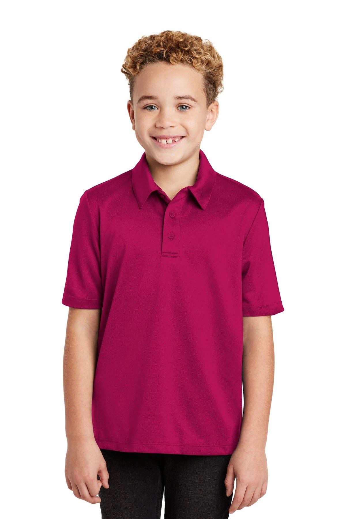 Port Authority Polos/Knits XS / Pink Raspberry Port Authority ®  Youth Silk Touch™ Performance Polo. Y540