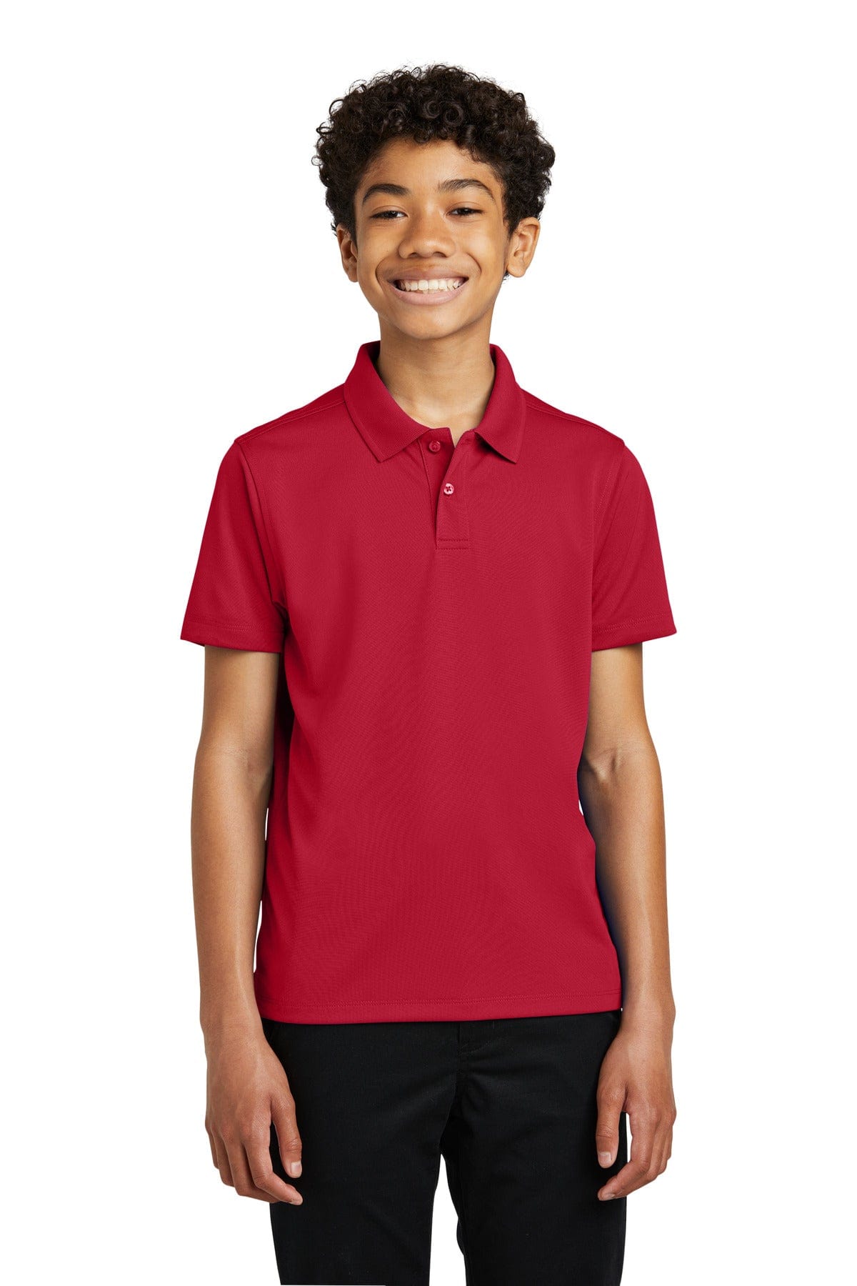 Port Authority Polos/Knits M / Rich Red Port Authority Y110: Youth Dry Zone UV Micro-Mesh Polo