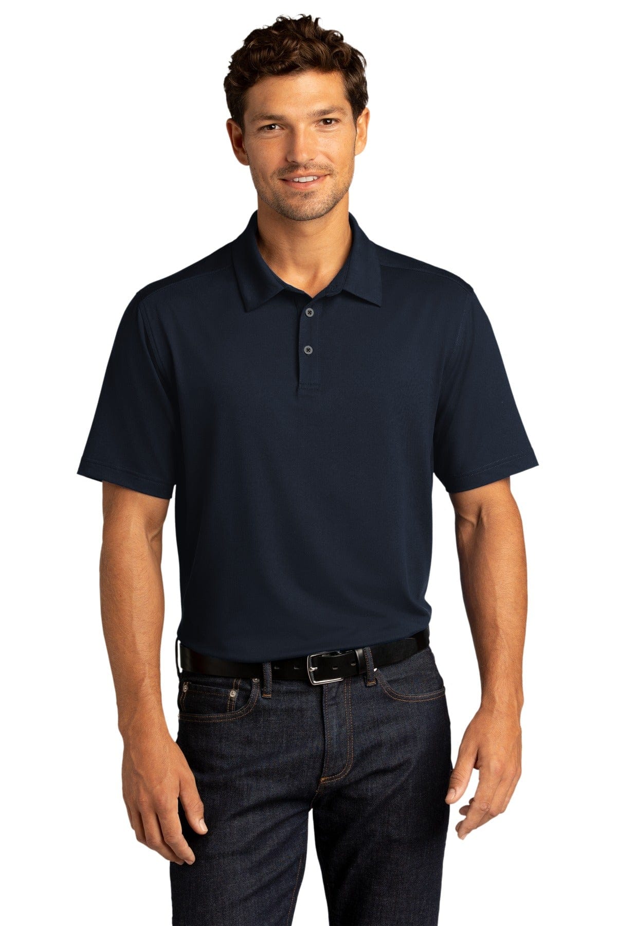 Port Authority Polos/Knits XS / River Blue Navy Port Authority K682: City Stretch Polo