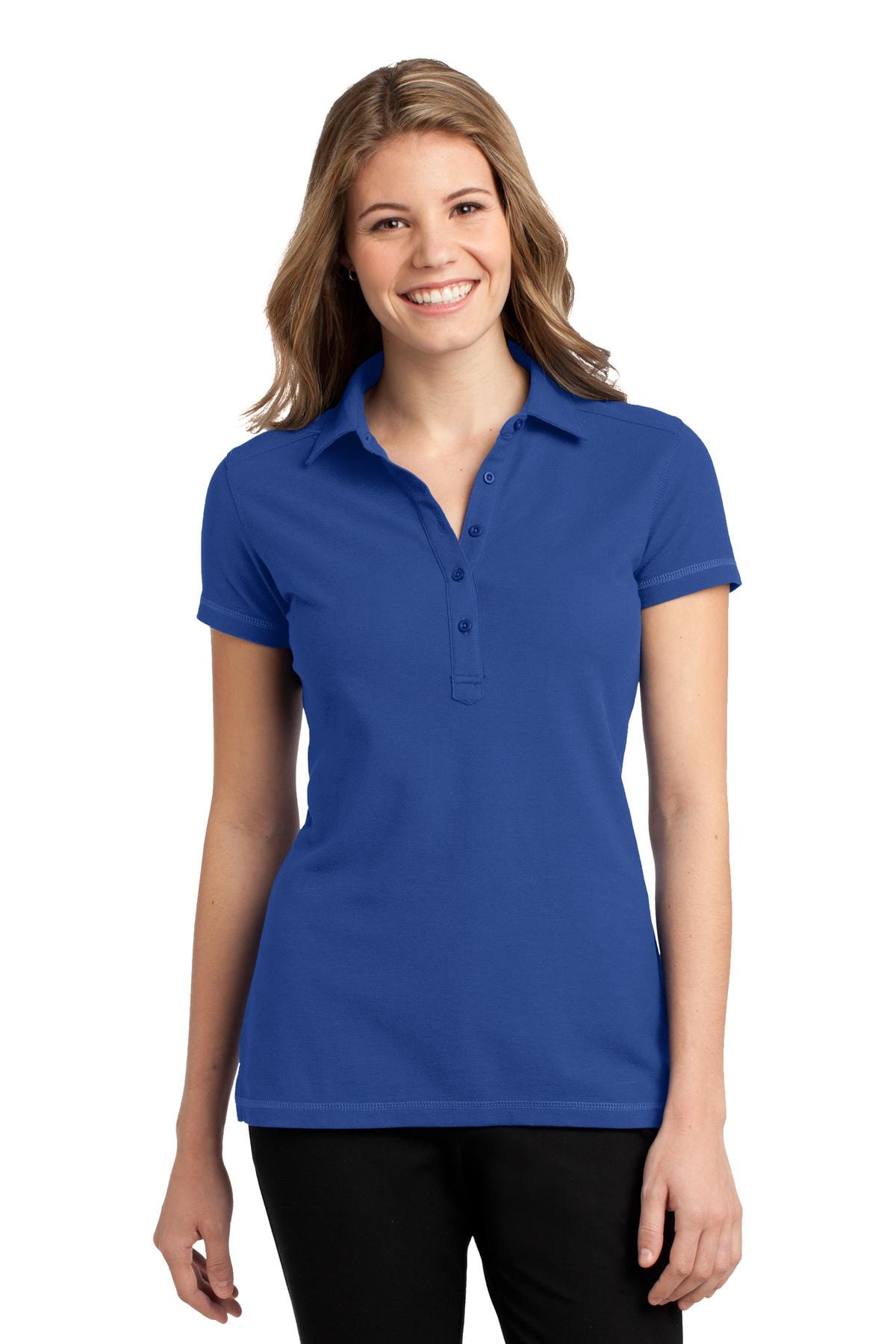 Port Authority Polos/Knits XS / Royal DISCONTINUED  Port Authority ®  Ladies Modern Stain-Resistant Polo. L559