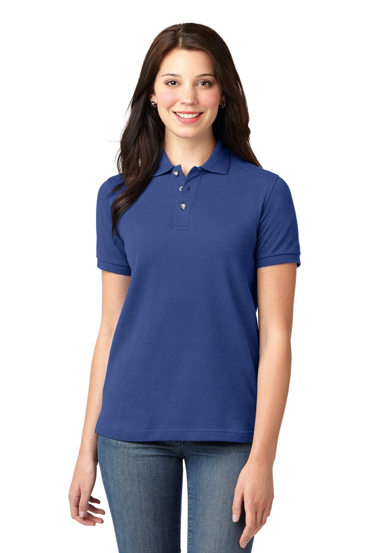 Port Authority Polos/Knits XS / Royal Port Authority ®  Ladies Heavyweight Cotton Pique Polo.  L420
