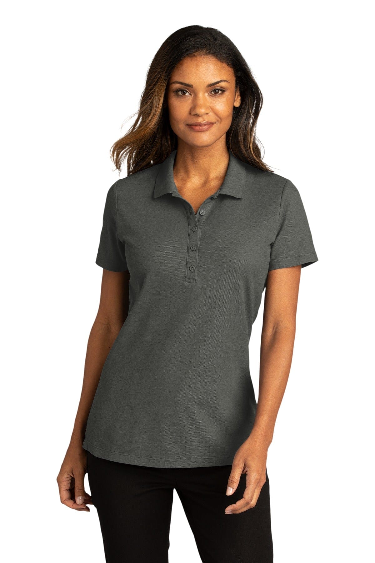 Port Authority Polos/Knits XS / Storm Grey Port Authority ®   Ladies SuperPro React ™   Polo. LK810