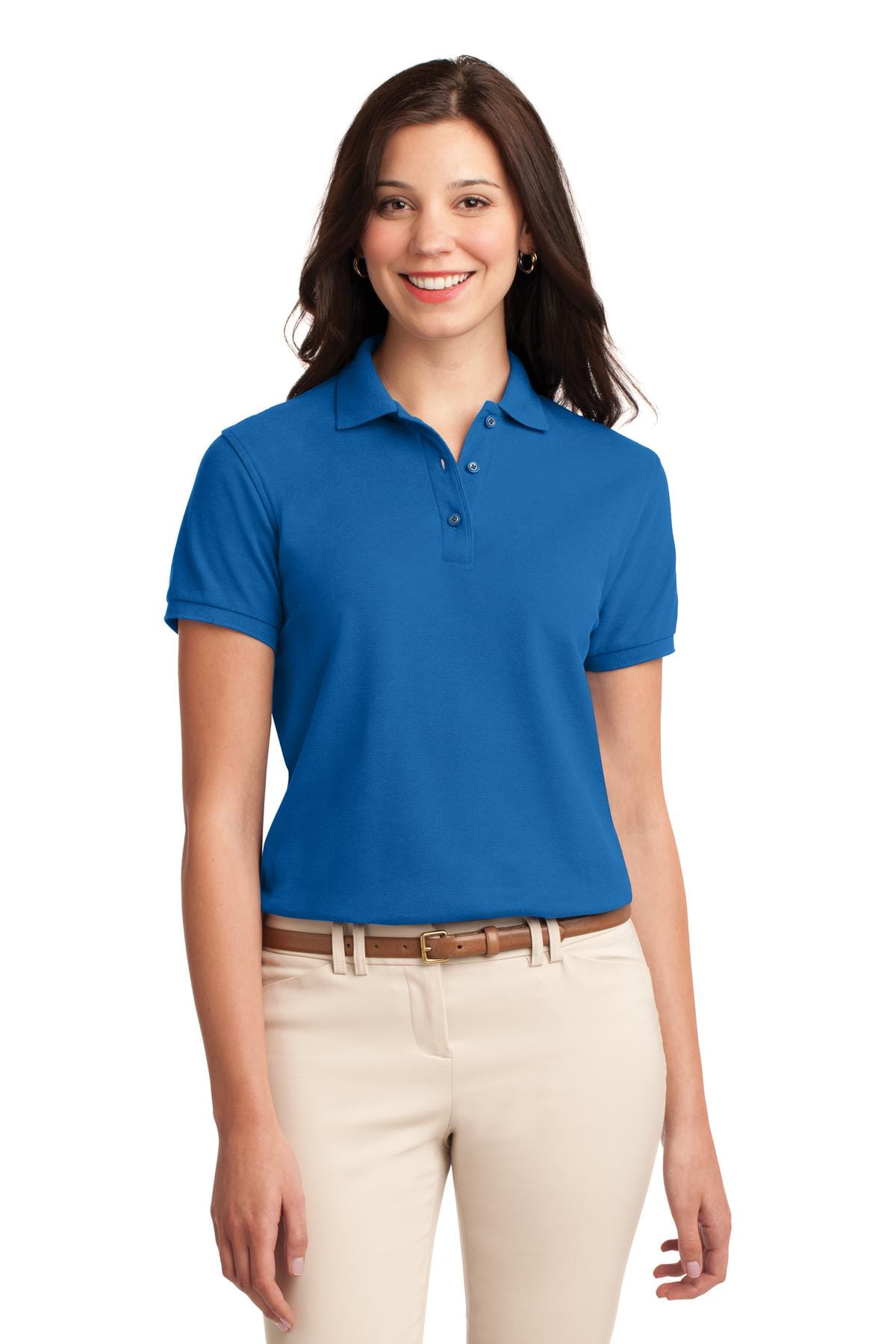 Port Authority Polos/Knits XS / Strong Blue Port Authority ®  Ladies Silk Touch™ Polo.  L500