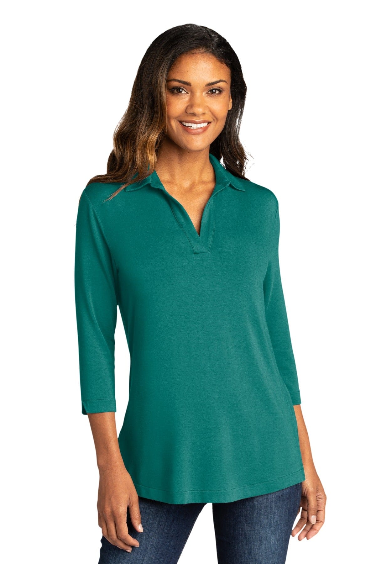 Port Authority Polos/Knits XS / Teal Green Port Authority  ®  Ladies Luxe Knit Tunic. LK5601