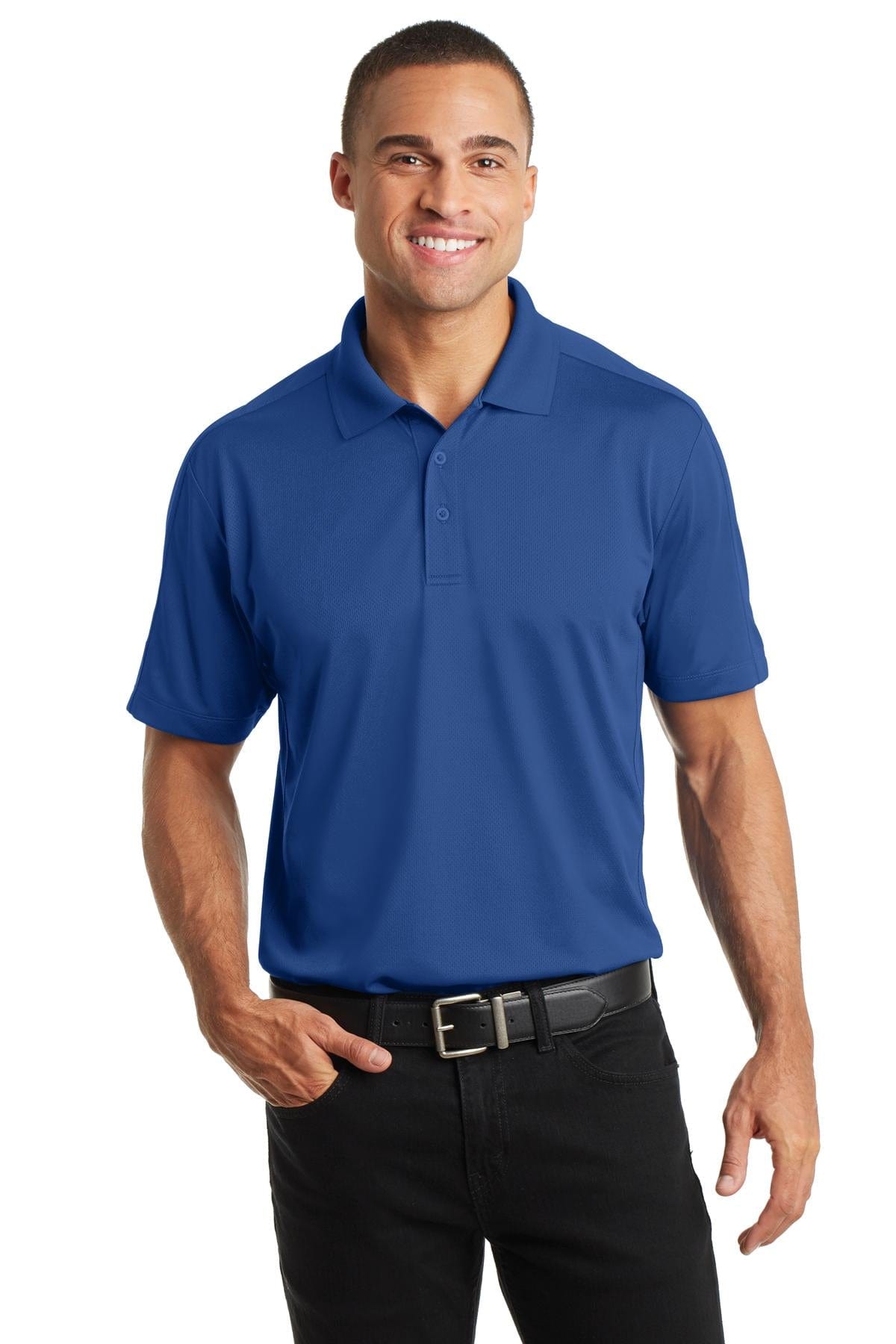 Port Authority Polos/Knits XS / True Blue Port Authority ®  Diamond Jacquard Polo. K569