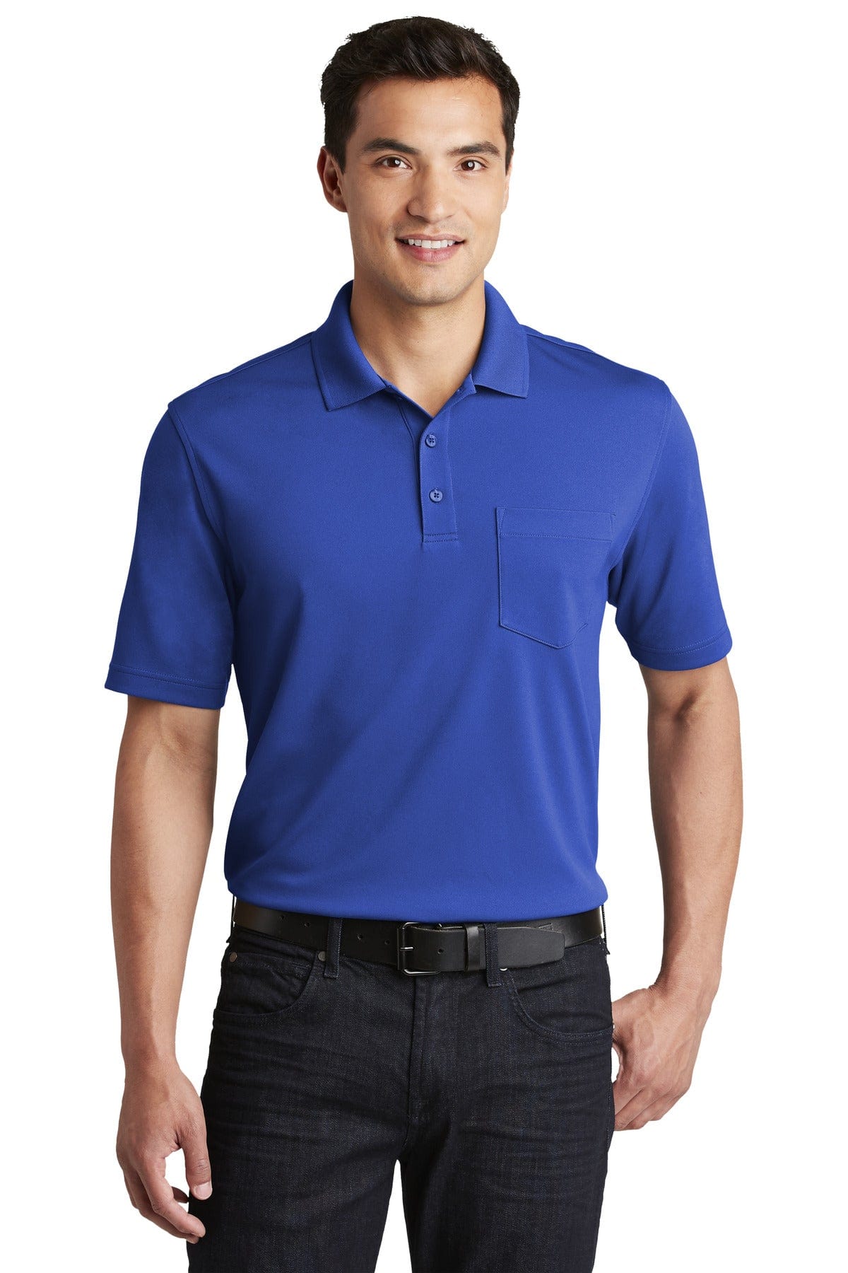 Port Authority Polos/Knits XS / True Royal Port Authority ®  Dry Zone ®  UV Micro-Mesh Pocket Polo. K110P