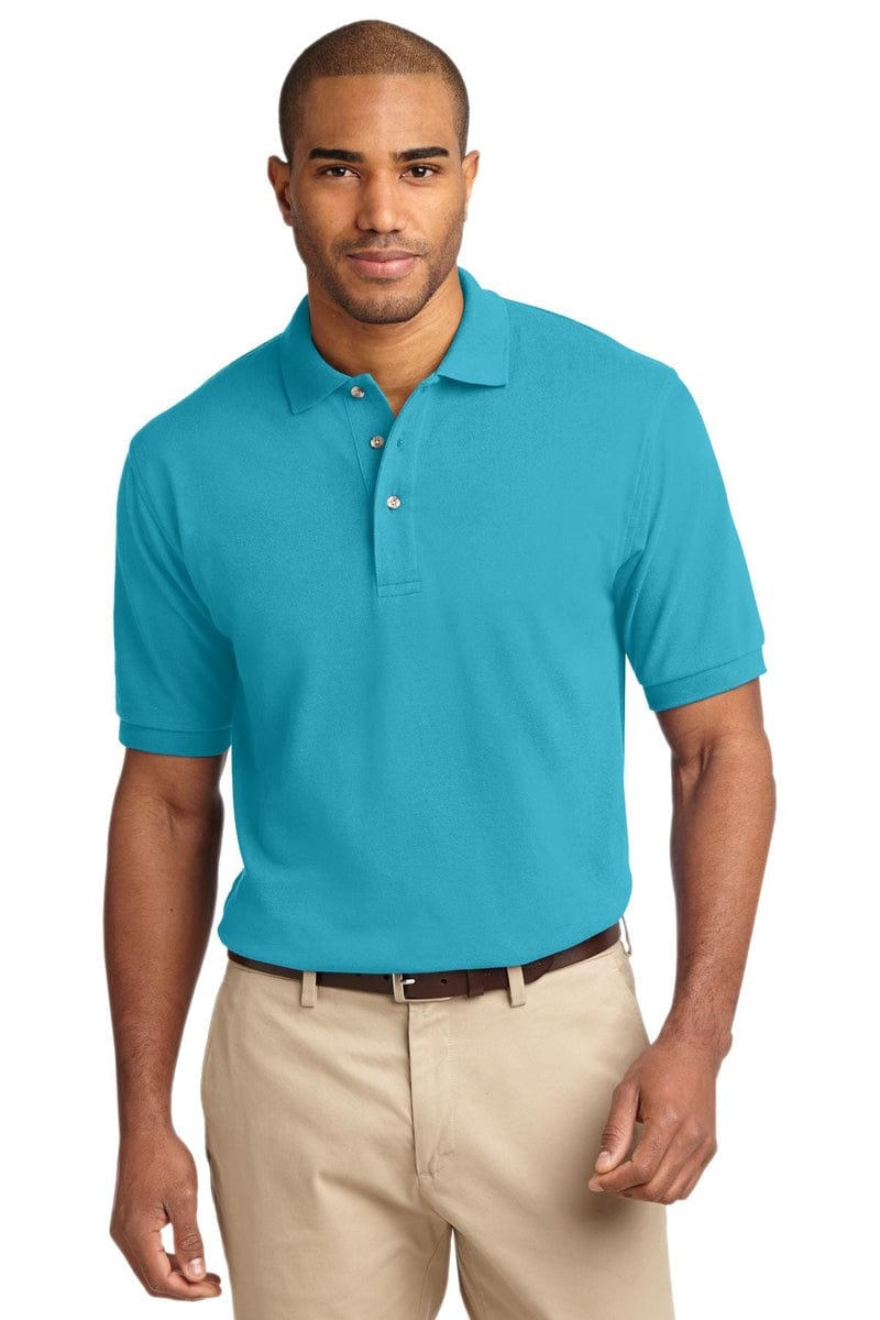 Port Authority Polos/Knits 6XL / Turquoise Port Authority ®  Heavyweight Cotton Pique Polo.  K420