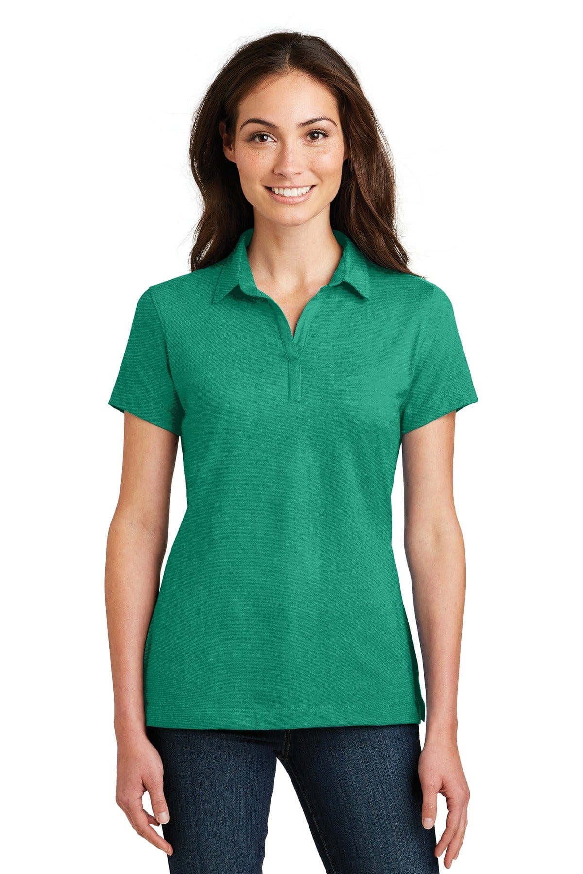 Port Authority Polos/Knits XS / Verdant Green Port Authority ®  Ladies Meridian Cotton Blend Polo. L577