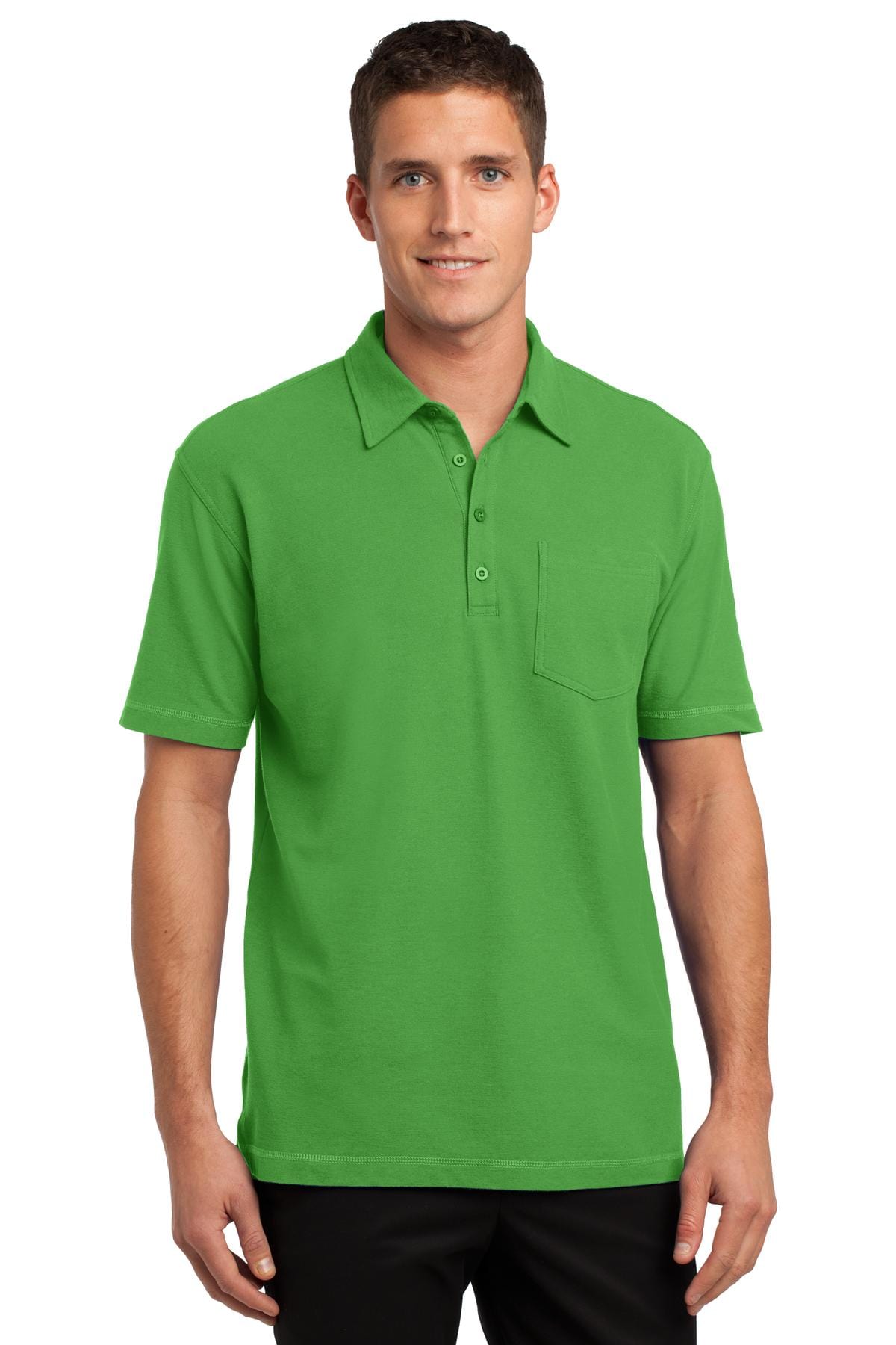 Port Authority Polos/Knits XS / Vine Green DISCONTINUED  Port Authority ®  Modern Stain-Resistant Pocket Polo. K559