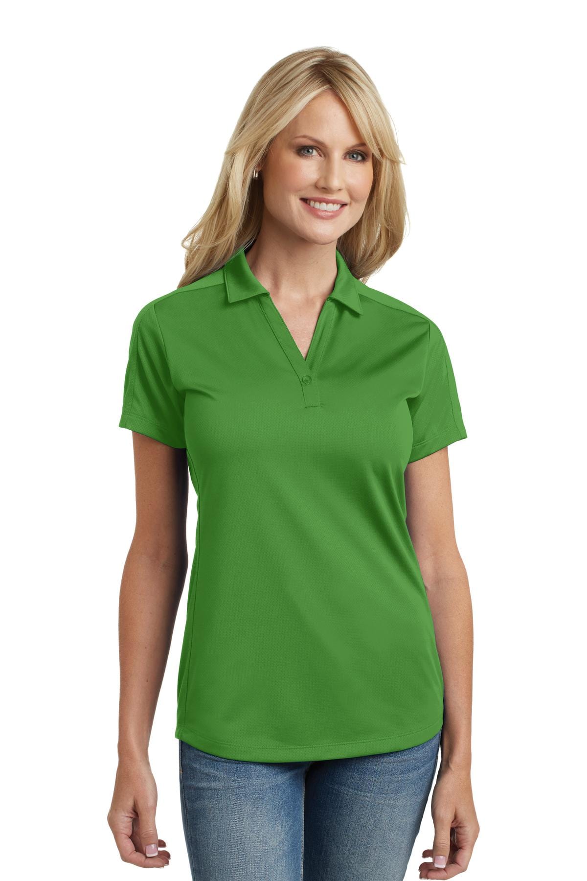 Port Authority Polos/Knits XS / Vine Green Port Authority ®  Ladies Diamond Jacquard Polo. L569