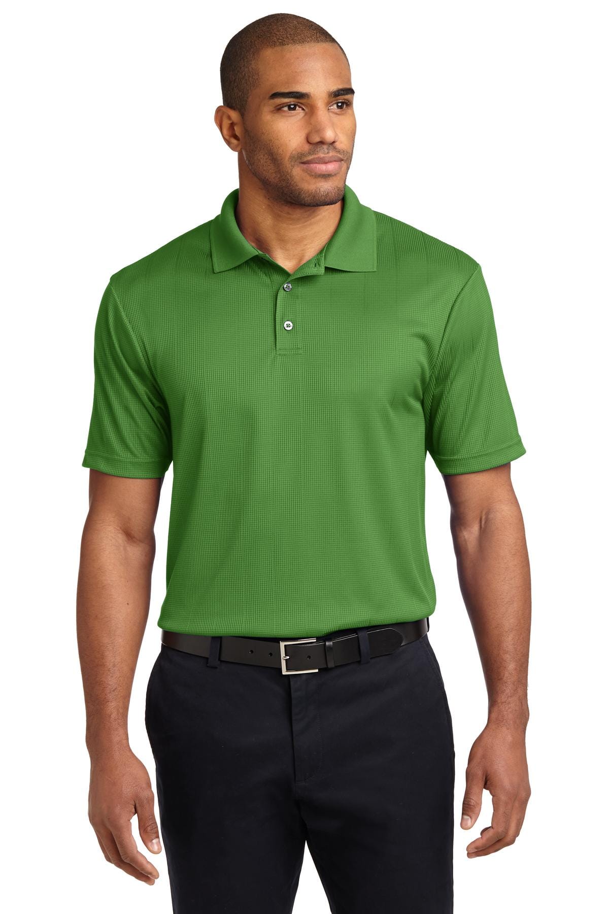 Port Authority Polos/Knits XS / Vine Green Port Authority Performance Fine Jacquard Polo. K528