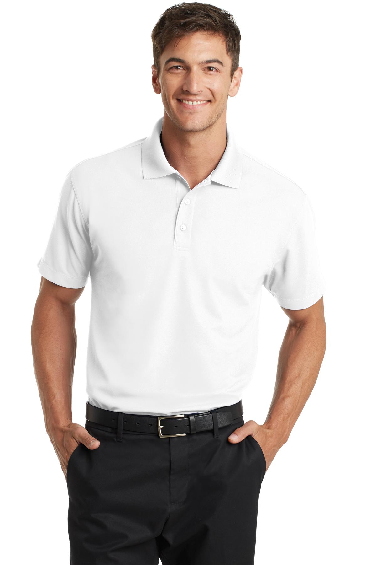 Port Authority Polos/Knits XS / White Port Authority®  Dry Zone ®  Grid Polo. K572