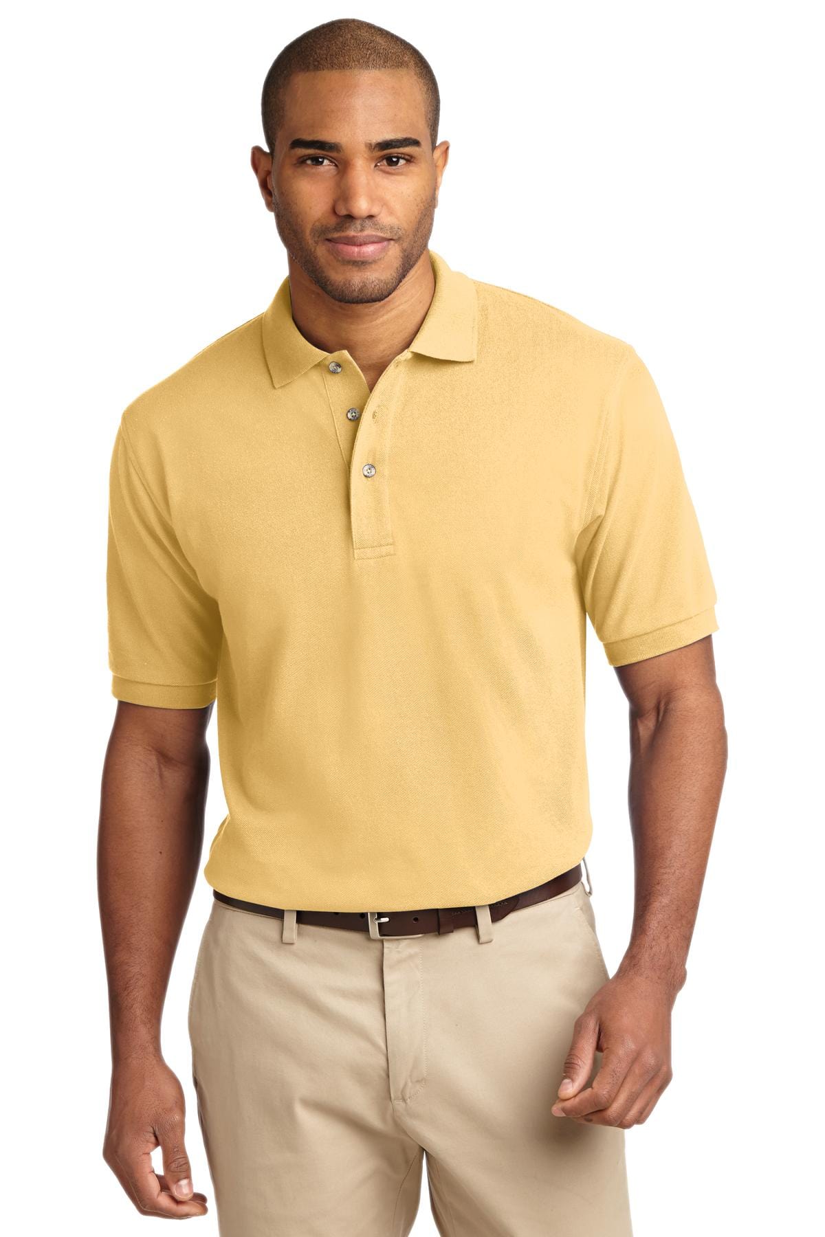 Port Authority Polos/Knits XS / Yellow Port Authority®  Heavyweight Cotton Pique Polo.  K420