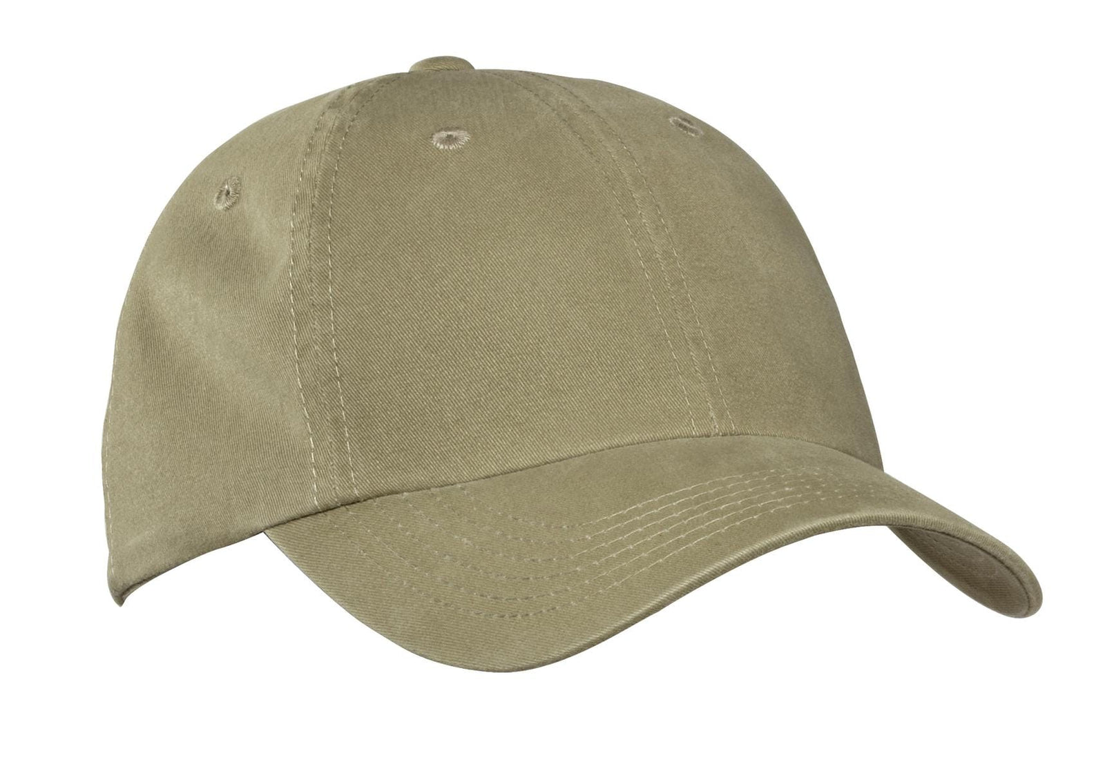 Port Authority PWU OSFA / Khaki Port Authority PWU Garment-Washed Cap