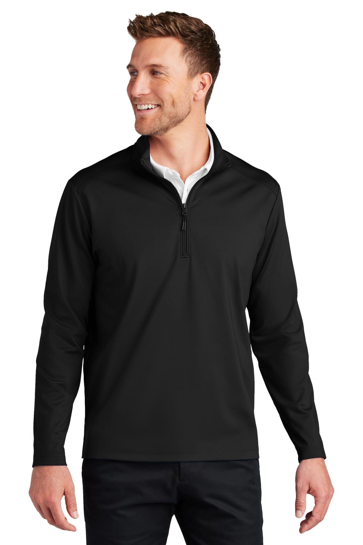 Port Authority Sweatshirts/Fleece Port Authority K880: C-FREE Double Knit 1/4-Zip