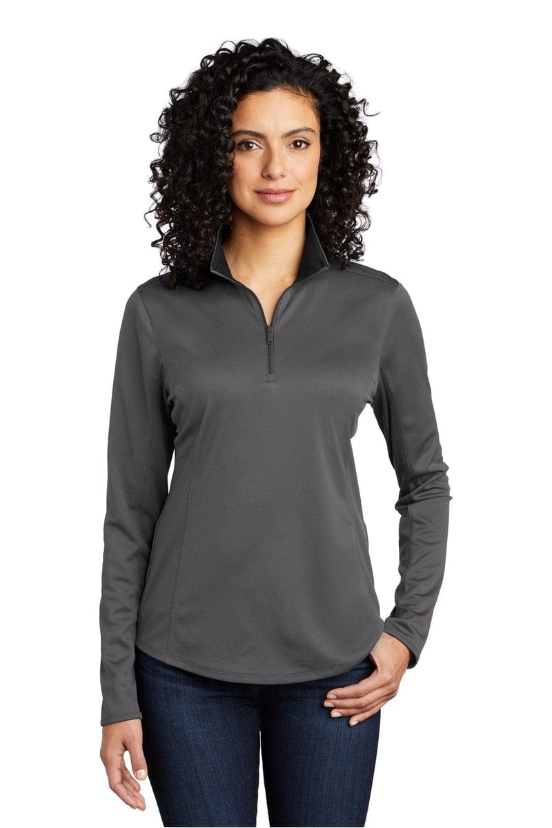 Port Authority Sweatshirts/Fleece Port Authority  ®  Ladies Silk Touch  ™  Performance 1/4-Zip LK584