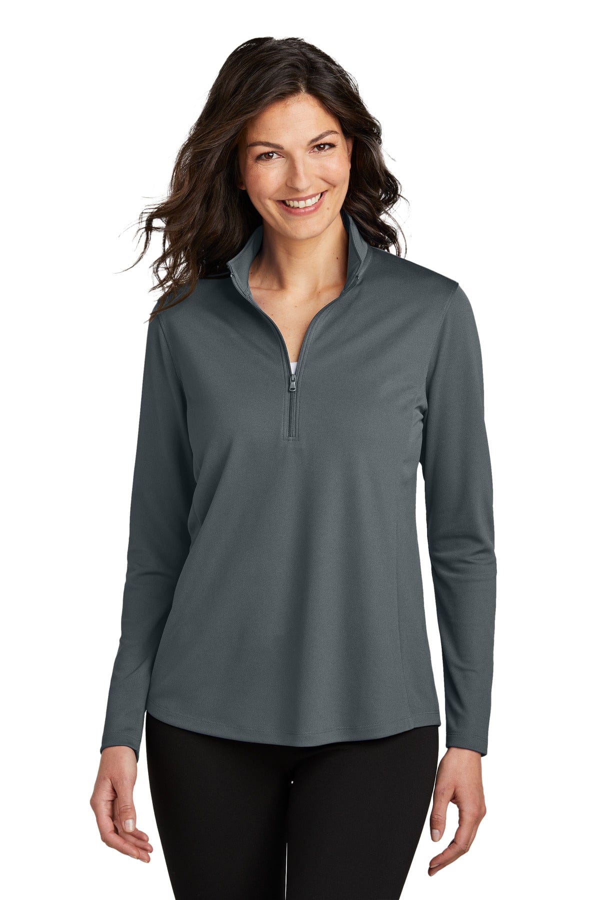 Port Authority Sweatshirts/Fleece Port Authority LK112: Ladies Dry Zone UV Micro-Mesh 1/4-Zip
