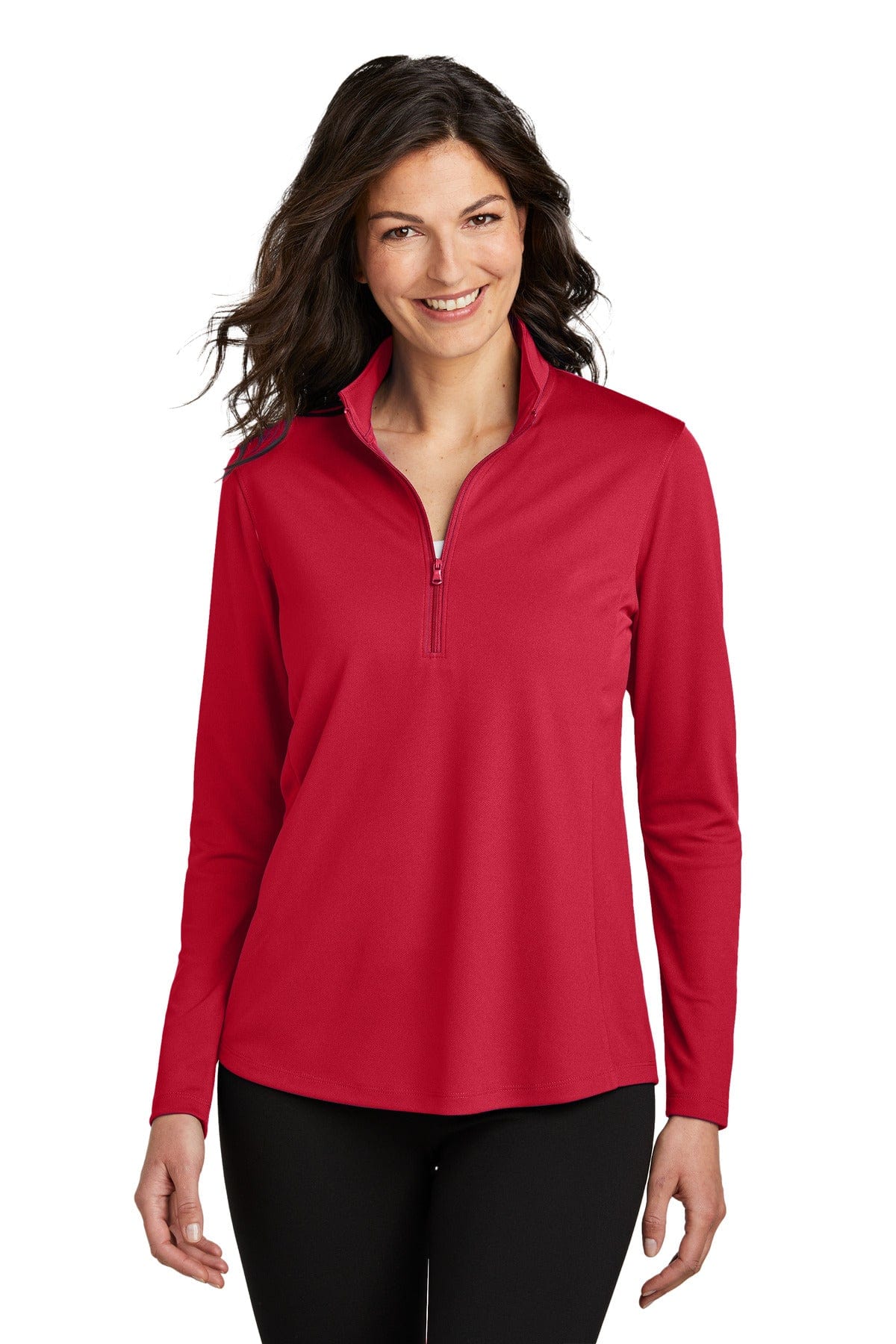 Port Authority Sweatshirts/Fleece Port Authority LK112: Ladies Dry Zone UV Micro-Mesh 1/4-Zip