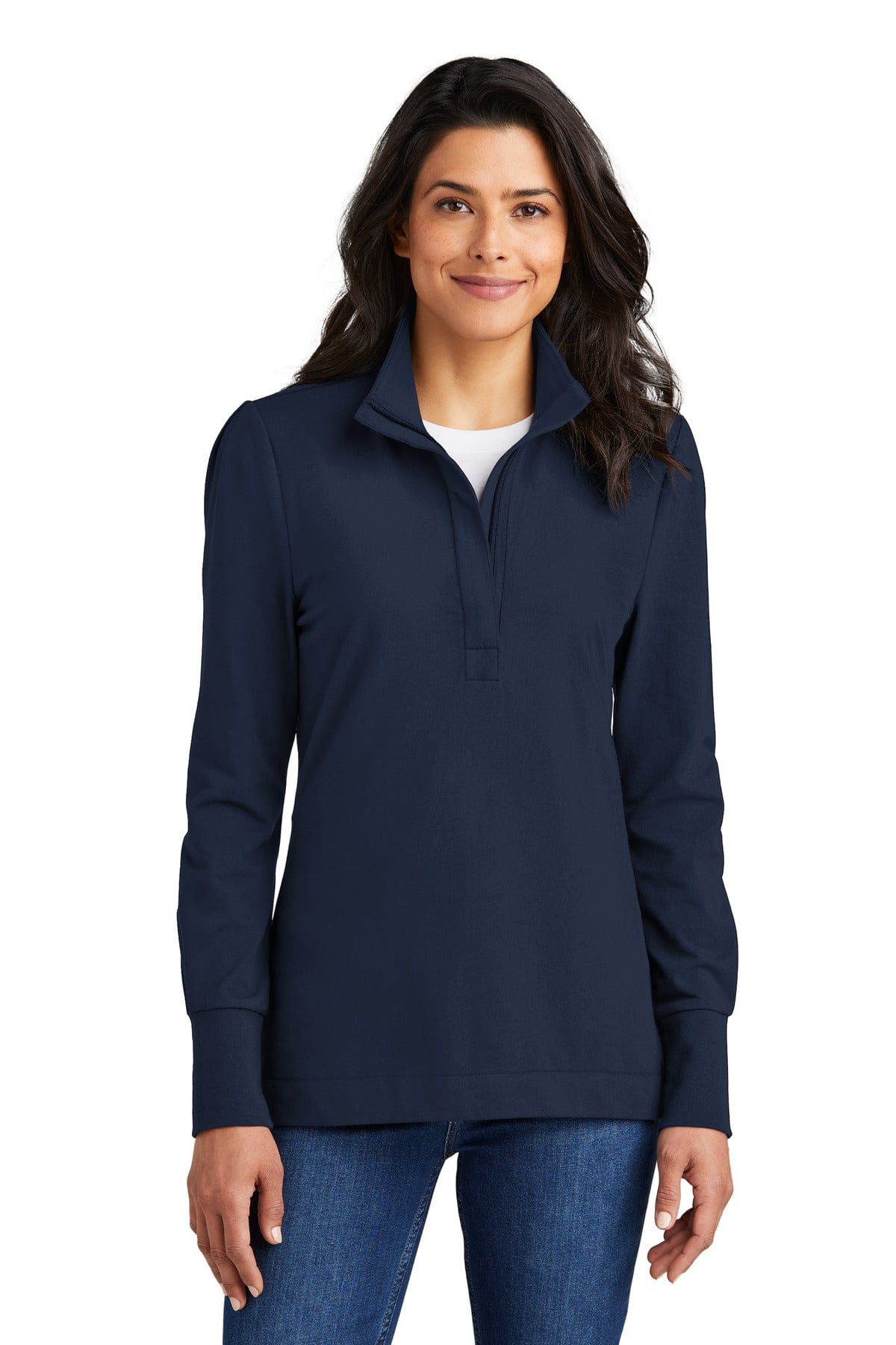 Port Authority Sweatshirts/Fleece Port Authority LK829: Ladies Fairway Stretch 1/4-Zip