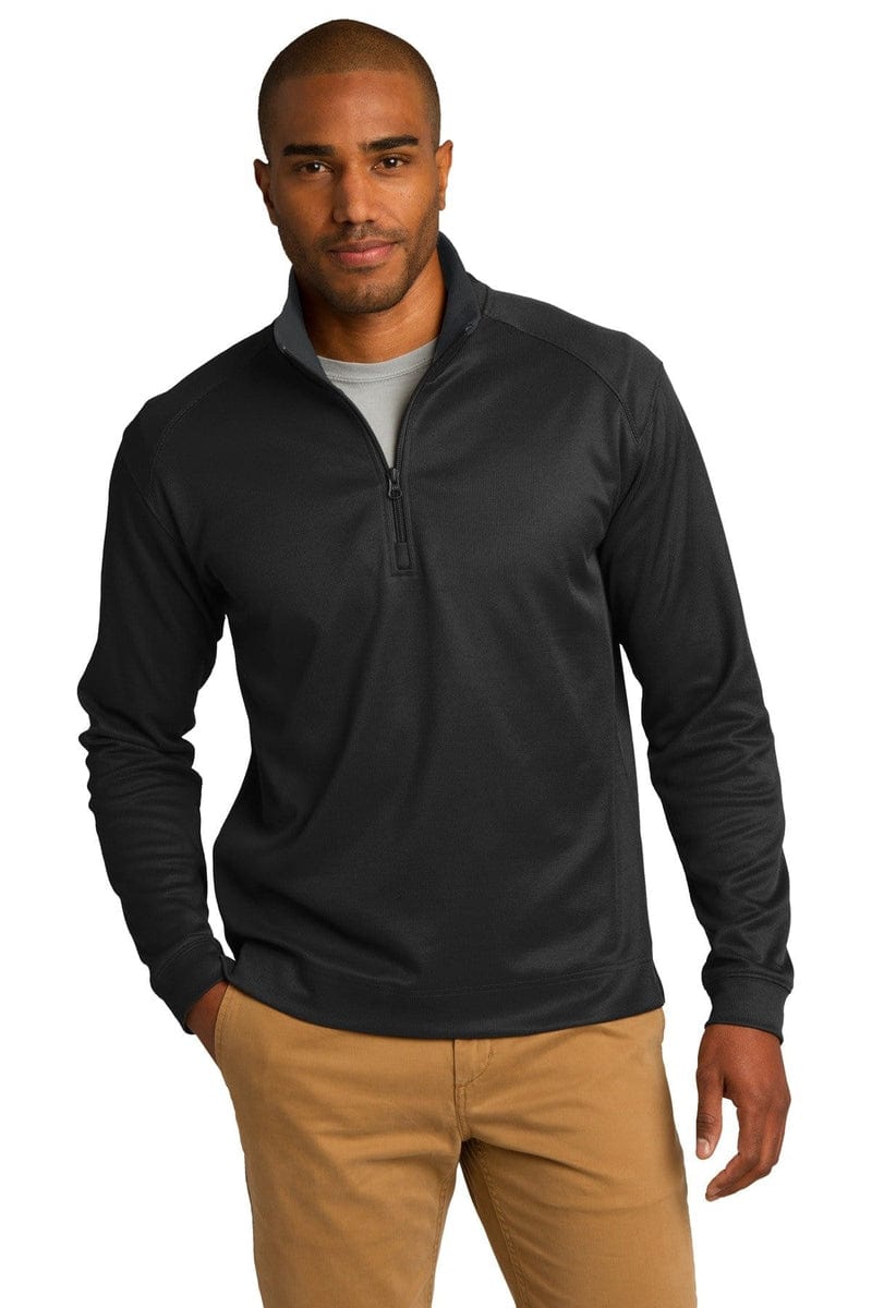 Port Authority Sweatshirts/Fleece Port Authority ®  Vertical Texture 1/4-Zip Pullover. K805