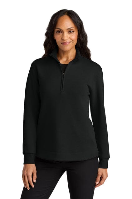 Port Authority Sweatshirts/Fleece XS / Deep Black Port Authority LK210: Women's Wearever Signature Double Pique 1/4-Zip