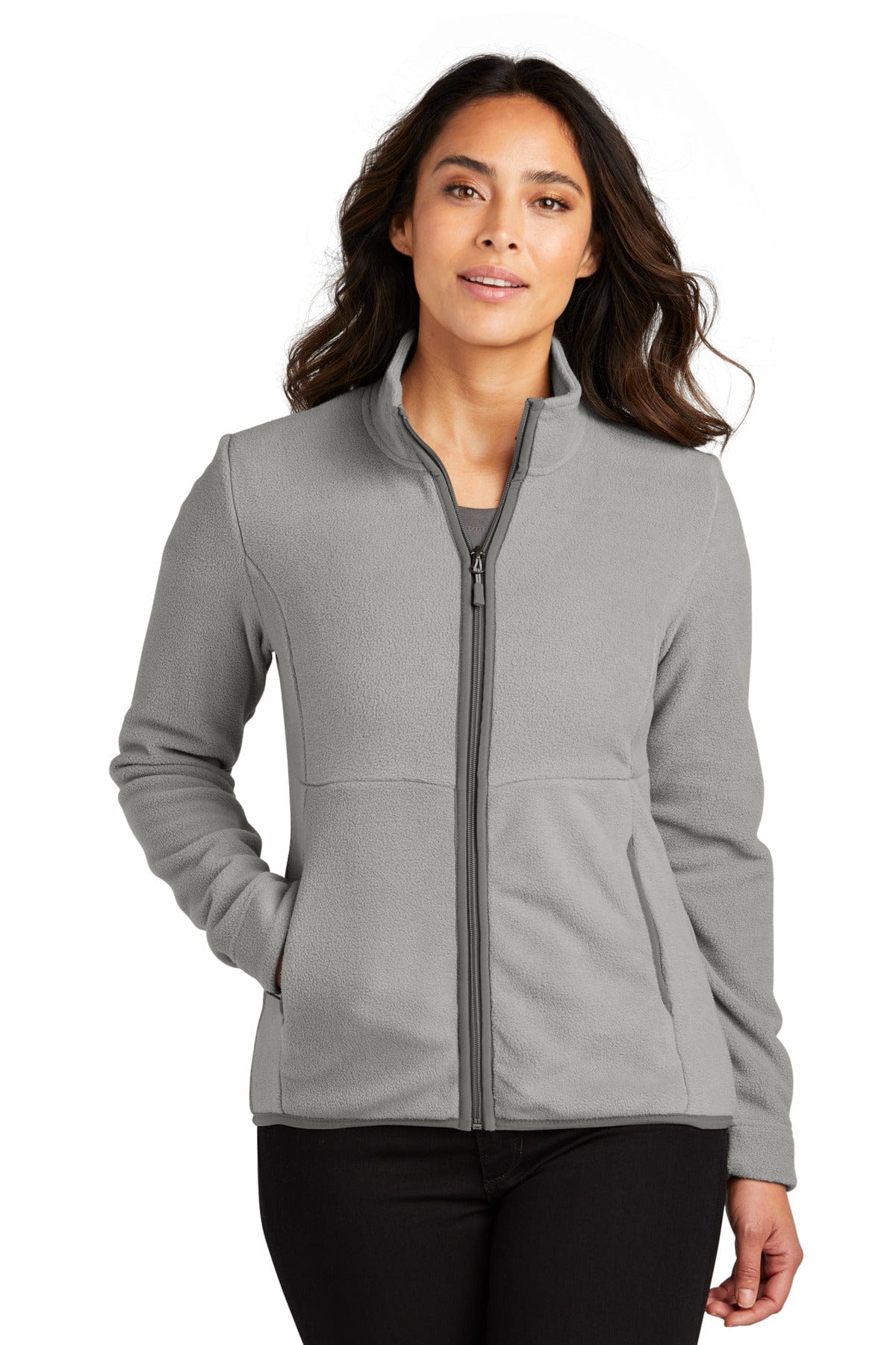 Port Authority Sweatshirts/Fleece XS / Gusty Grey Port Authority L110: Ladies Connection Fleece Jacket