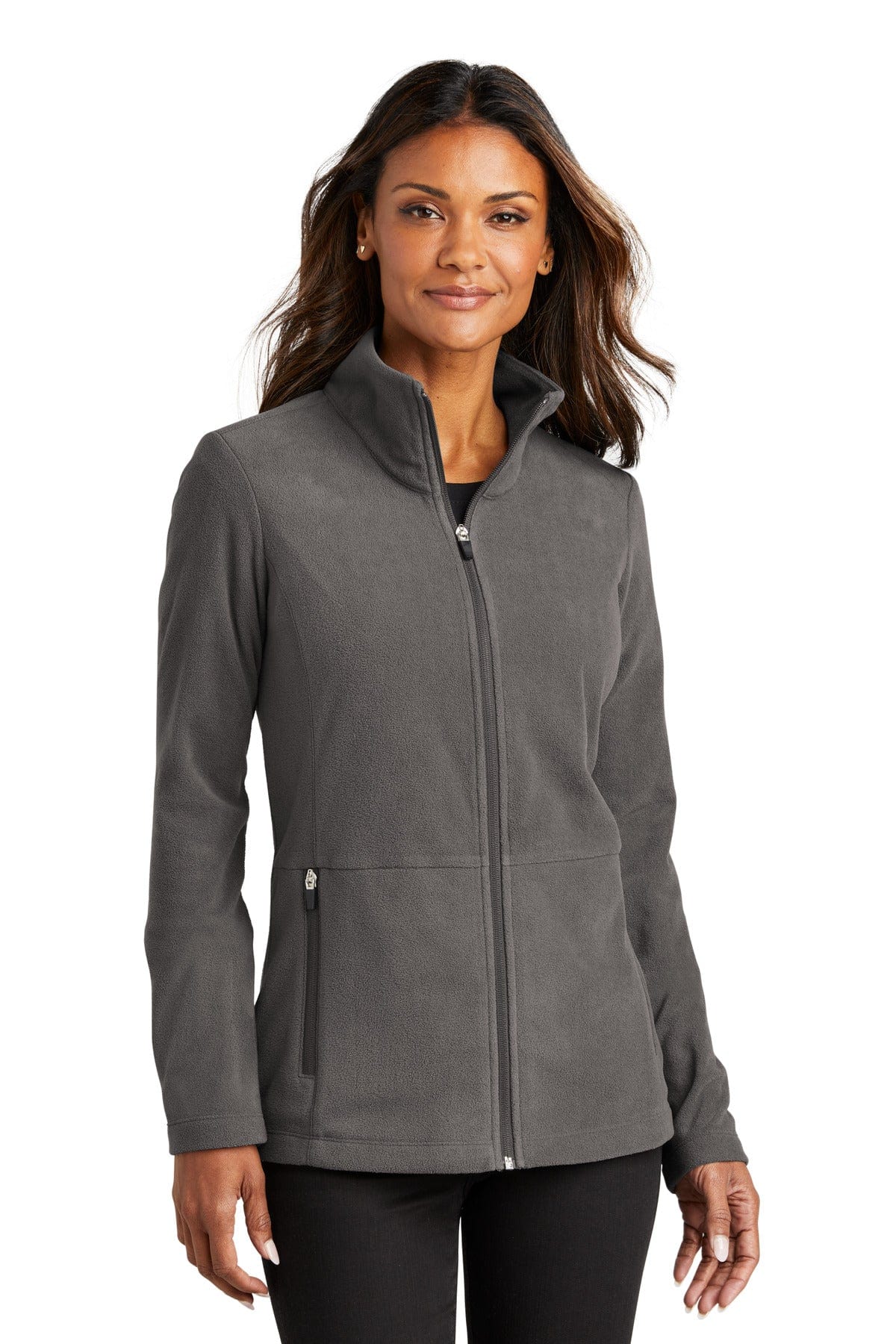 Port Authority Sweatshirts/Fleece XXL / Pewter Port Authority L151: Ladies Accord Microfleece Jacket