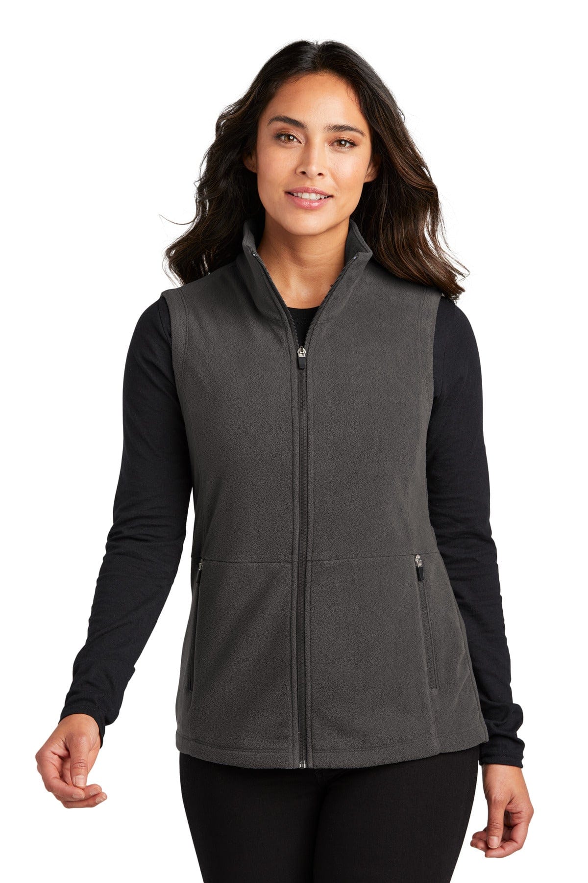 Port Authority Sweatshirts/Fleece L / Pewter Port Authority L152: Ladies Accord Microfleece Vest