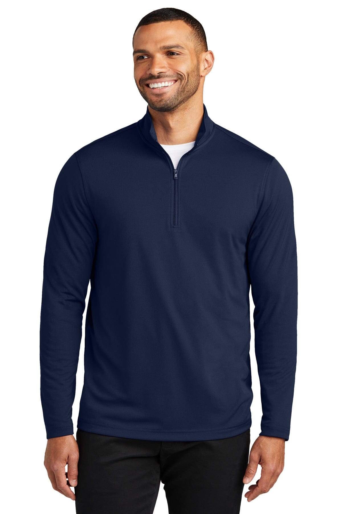 Port Authority Sweatshirts/Fleece XS / River Blue Navy Port Authority K112: Dry Zone UV Micro-Mesh 1/4-Zip