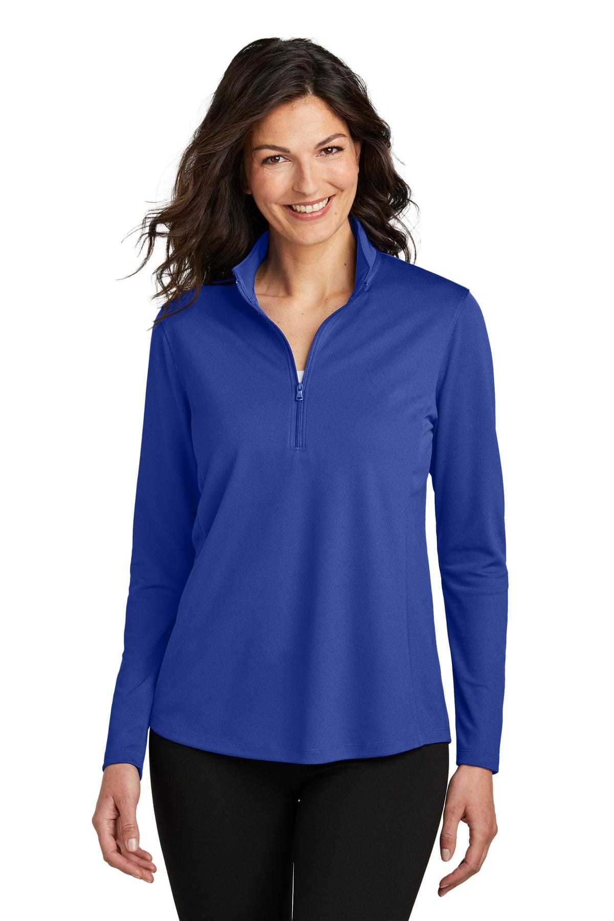 Port Authority Sweatshirts/Fleece XS / True Royal Port Authority LK112: Ladies Dry Zone UV Micro-Mesh 1/4-Zip