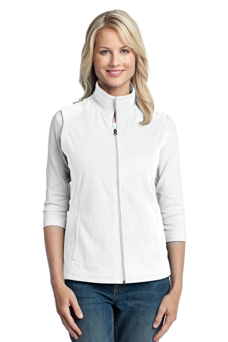 Port Authority Sweatshirts/Fleece XS / White Port Authority ®  Ladies Microfleece Vest. L226