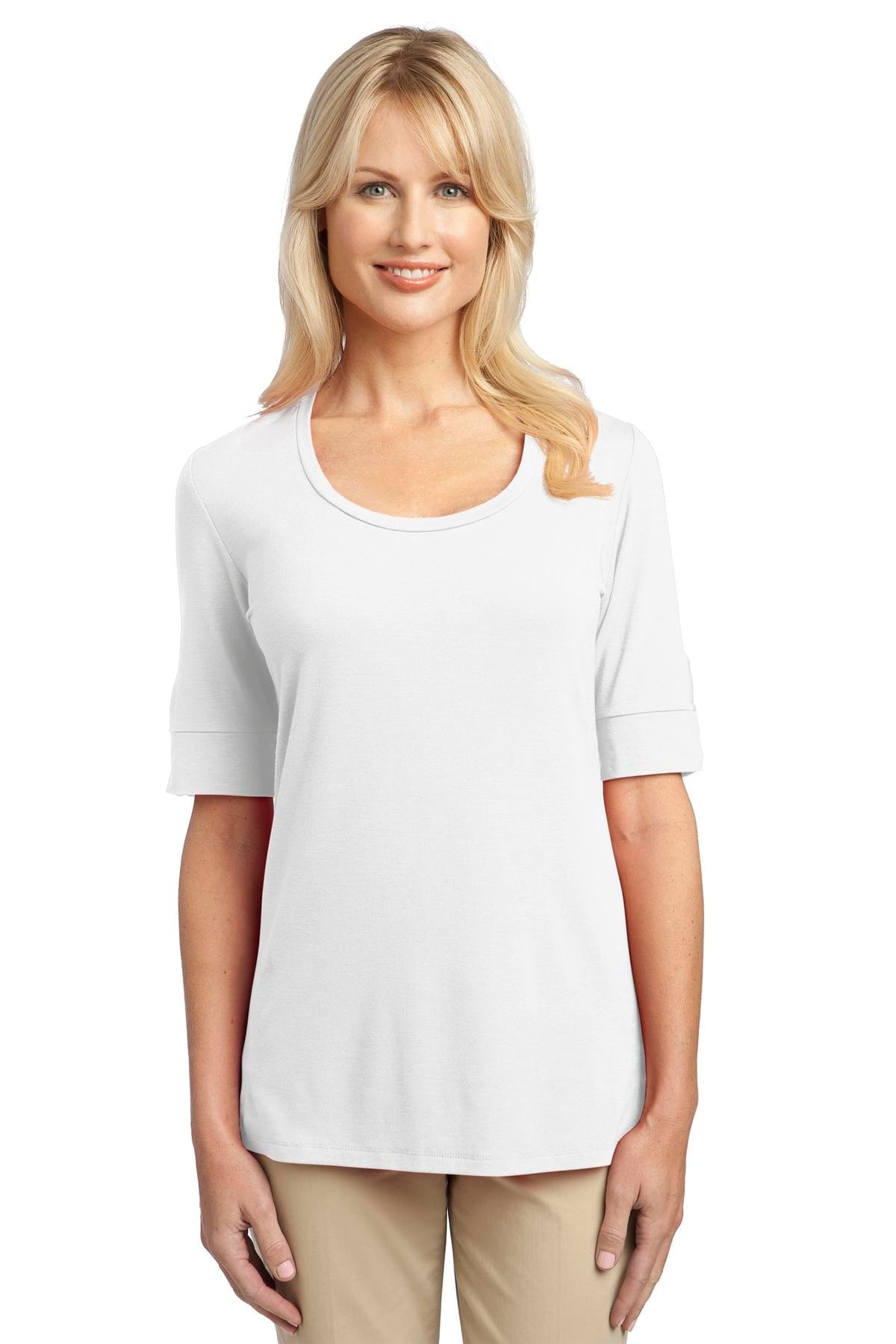 Port Authority T-Shirts DISCONTINUED Port Authority ®  Ladies Concept Scoop Neck Shirt. L541