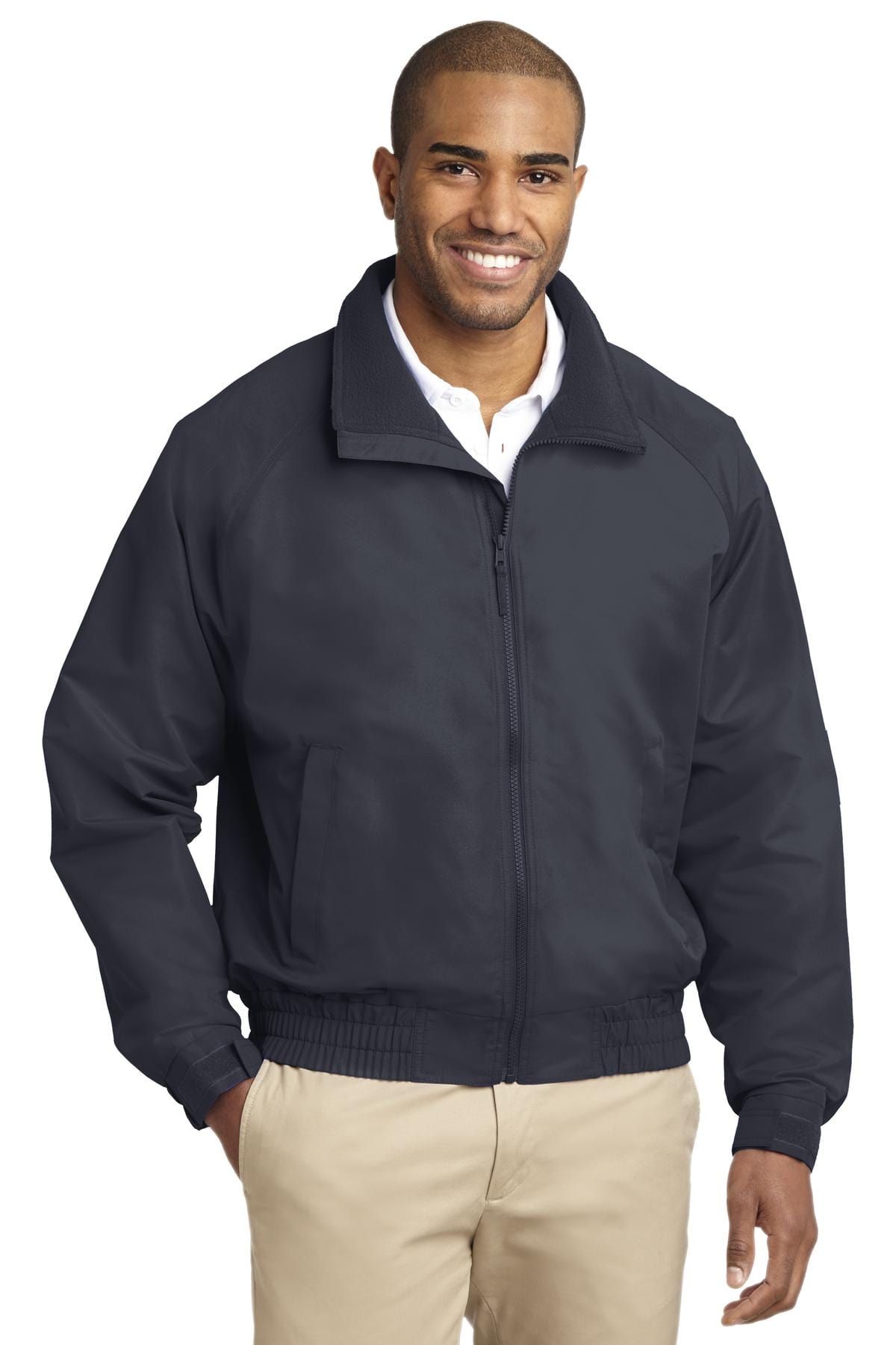 Port Authority Tall 2XLT / Battleship Grey DISCONTINUED  Port Authority ®  Tall Lightweight Charger Jacket. TLJ329