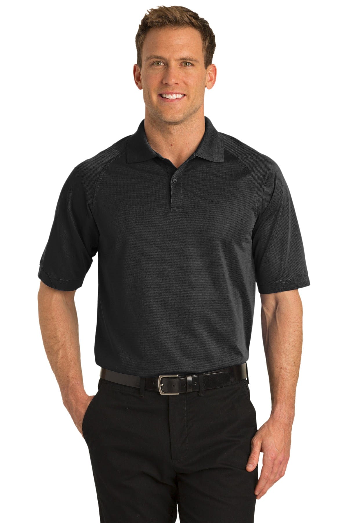 Port Authority Tall LT / Black Port Authority ®  Tall Dry Zone ®  Ottoman Polo. TLK525