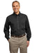 Port Authority Tall LT / Dark Charcoal DISCONTINUED  Port Authority ®  Tall Tonal Pattern Easy Care Shirt. TLS613