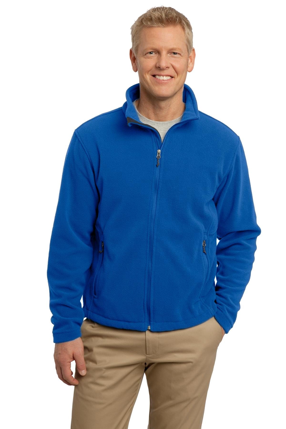 Port Authority Tall LT / True Royal DISCONTINUED  Port Authority ®  Tall Value Fleece Jacket. TLF217