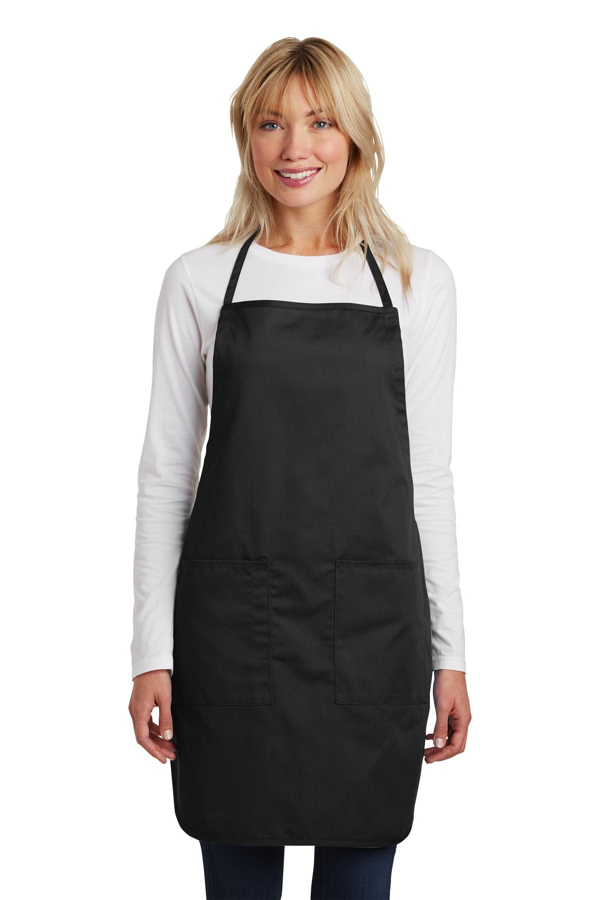 Port Authority Workwear OSFA / Black Port Authority Full-Length Apron. A520
