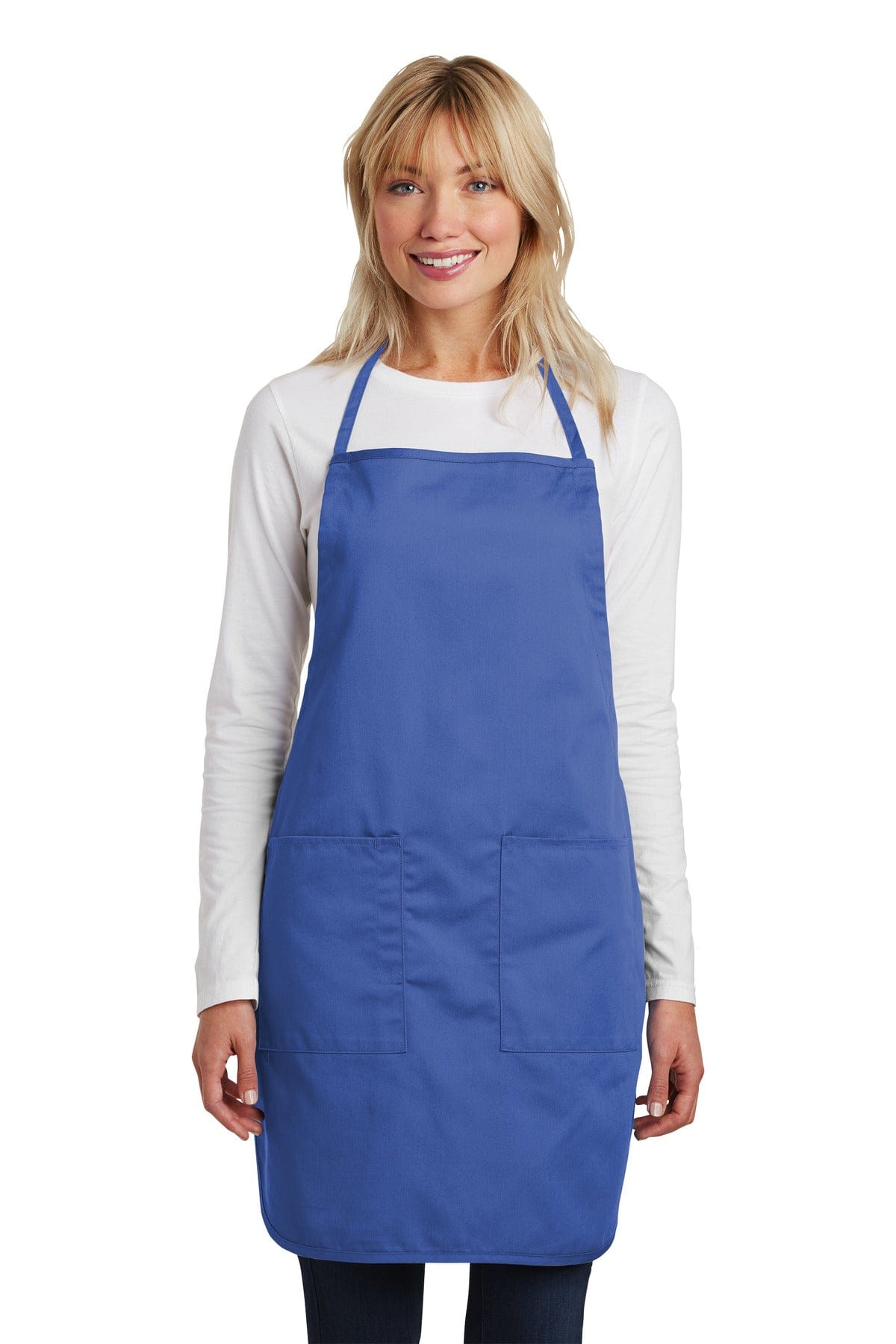 Port Authority Workwear OSFA / Faded Blue Port Authority Full-Length Apron. A520
