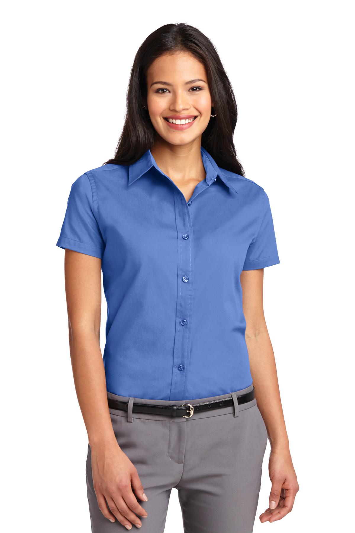 Port Authority Woven Shirts 3XL / Ultramarine Blue Port Authority ®  Ladies Short Sleeve Easy Care  Shirt.  L508
