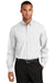 Port Authority Woven Shirts 4XL / White DISCONTINUED  Port Authority ®  Long Sleeve Value Poplin Shirt. S632