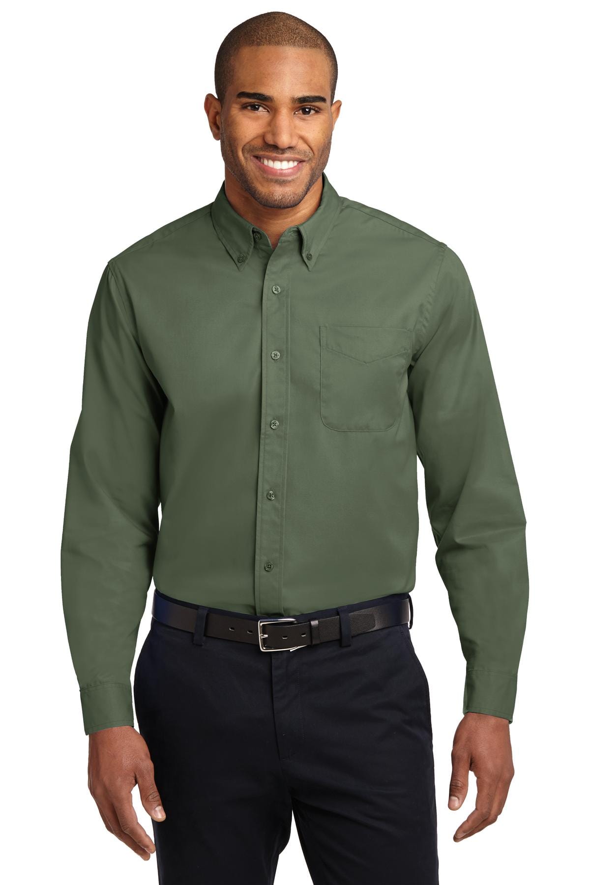 Port Authority Woven Shirts 7XL / Clover Green Port Authority ®  Extended Size Long Sleeve Easy Care Shirt. S608ES