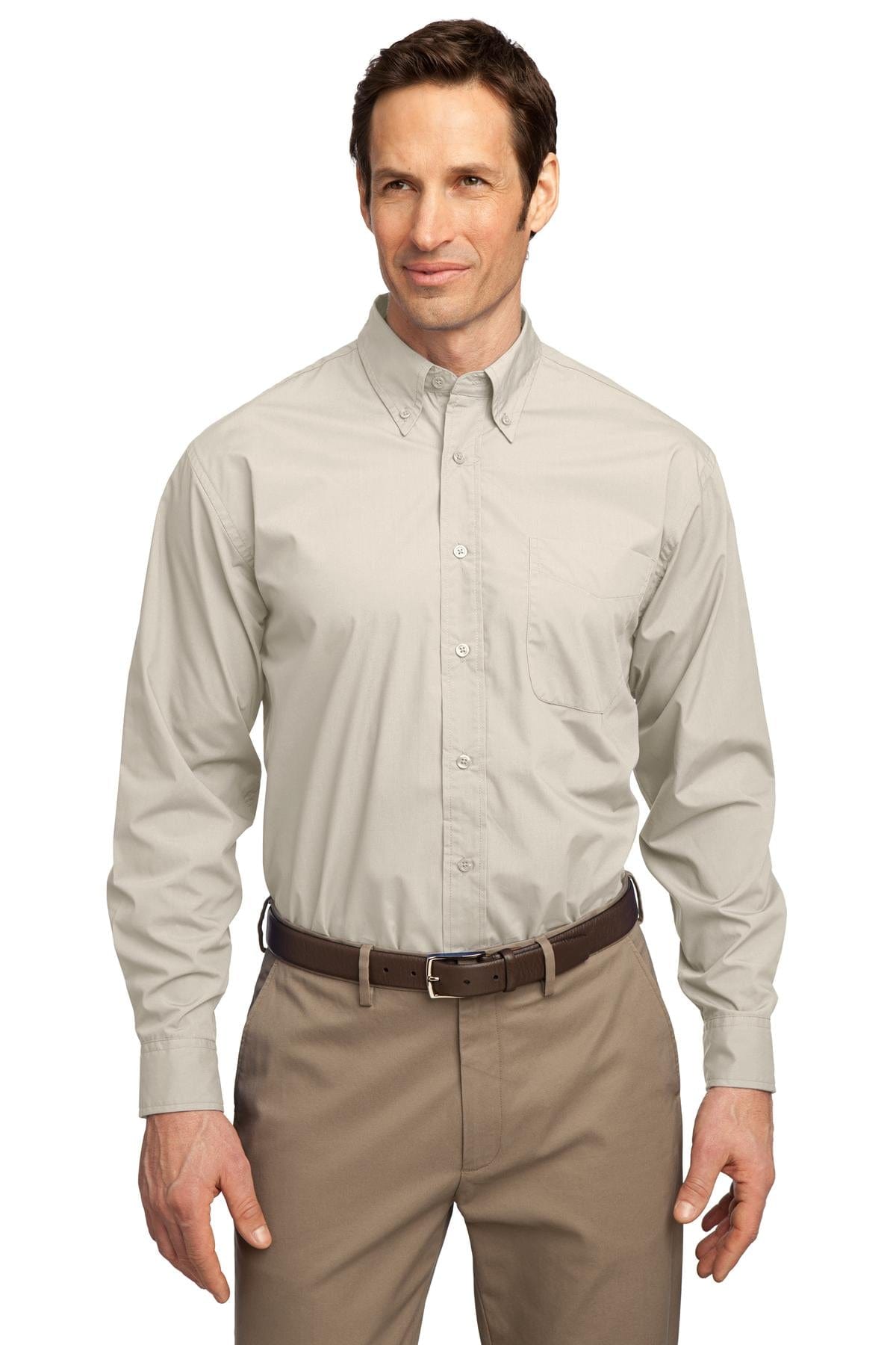 Port Authority Woven Shirts DISCONTINUED  Port Authority ®  Long Sleeve Easy Care, Soil Resistant Shirt.  S607