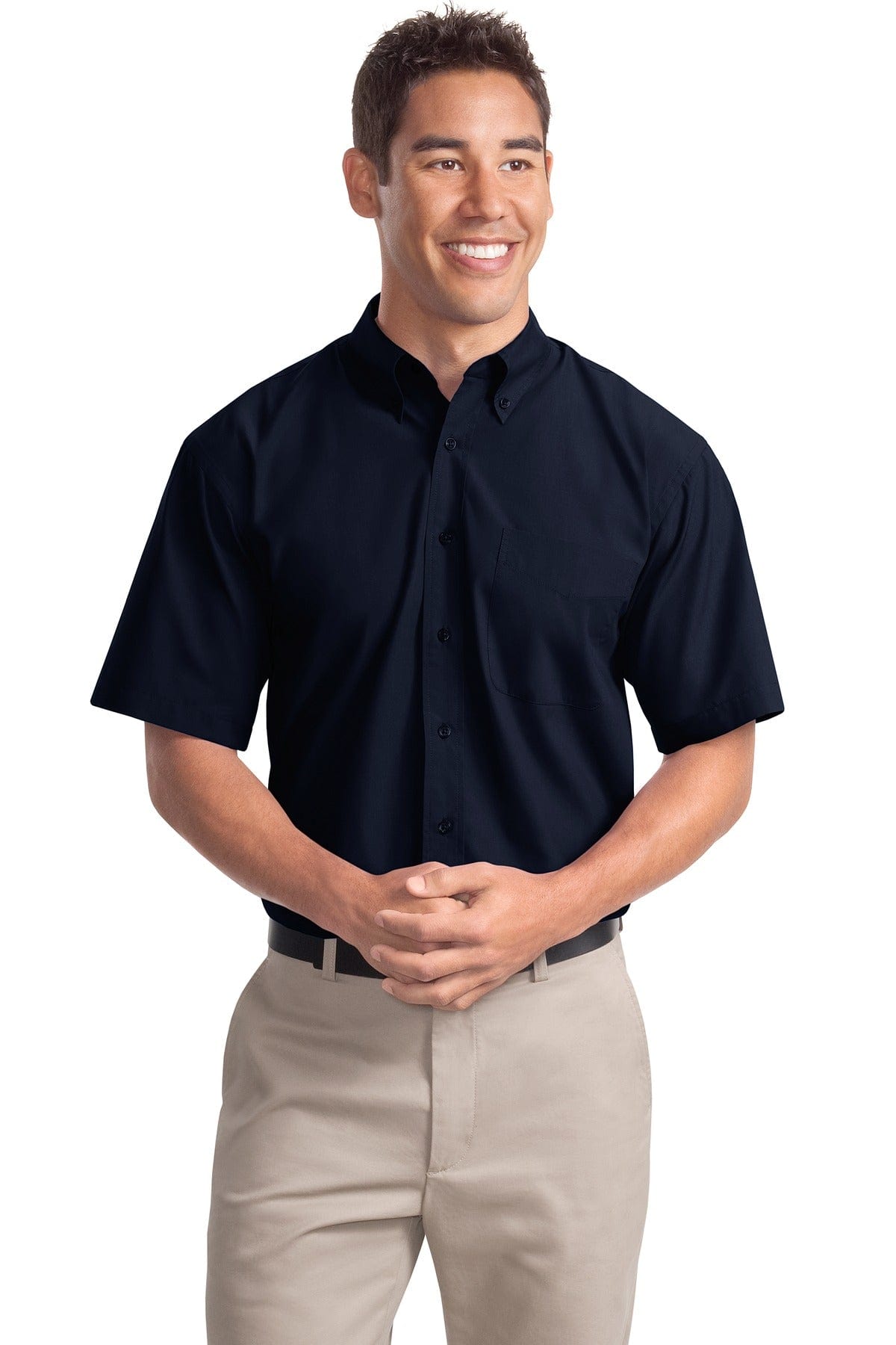 Port Authority Woven Shirts DISCONTINUED  Port Authority ®  Short Sleeve Easy Care, Soil Resistant Shirt.  S507
