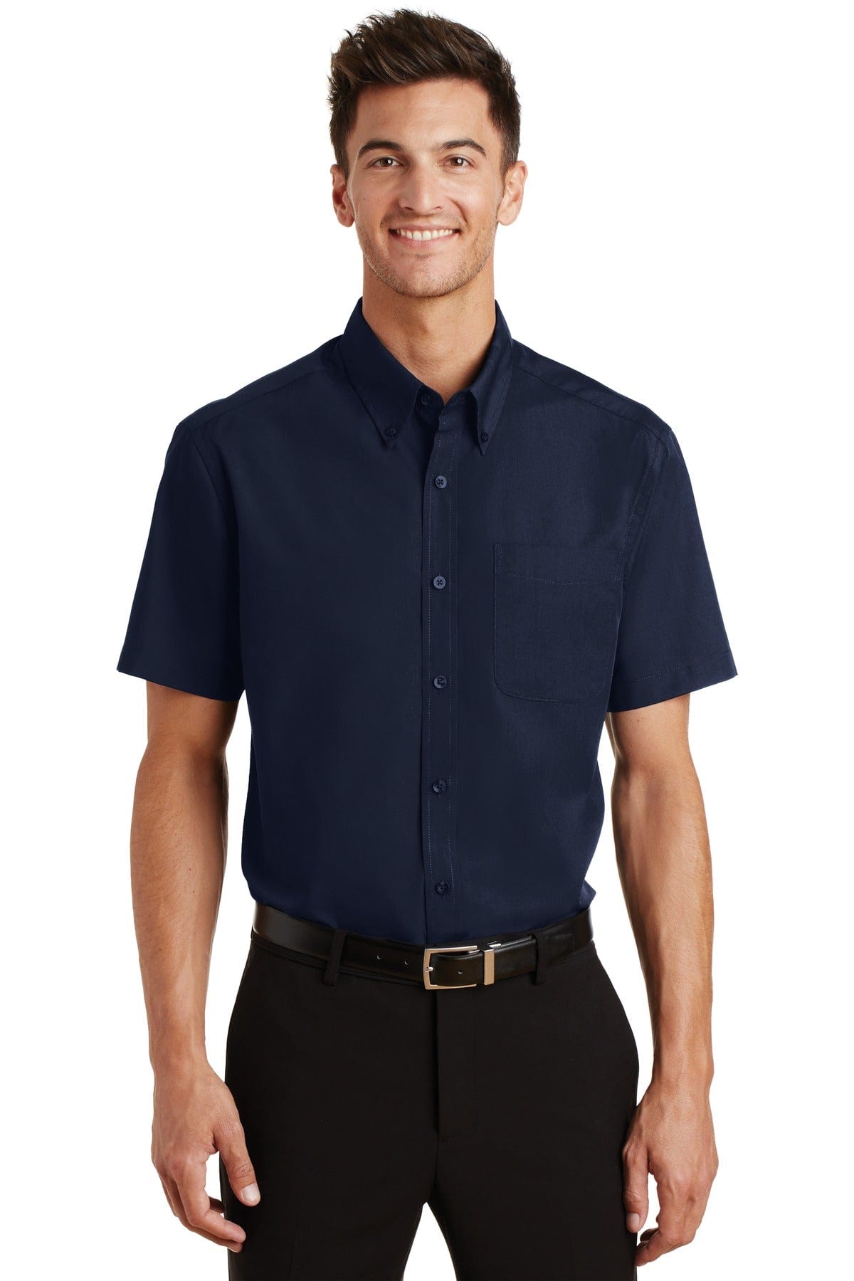 Port Authority Woven Shirts DISCONTINUED  Port Authority ®  Short Sleeve Value Poplin Shirt. S633
