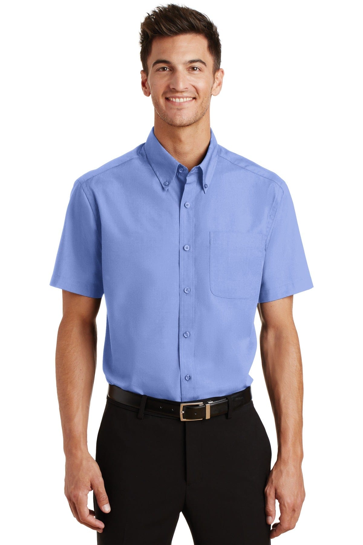 Port Authority Woven Shirts DISCONTINUED  Port Authority ®  Short Sleeve Value Poplin Shirt. S633