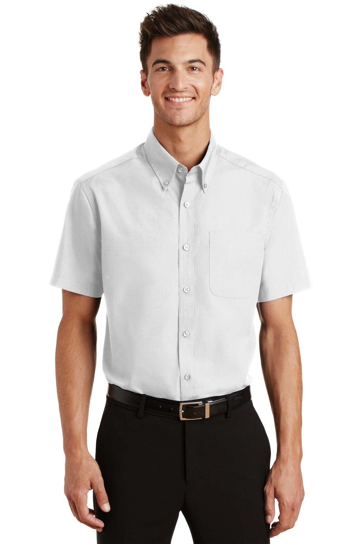 Port Authority Woven Shirts DISCONTINUED  Port Authority ®  Short Sleeve Value Poplin Shirt. S633
