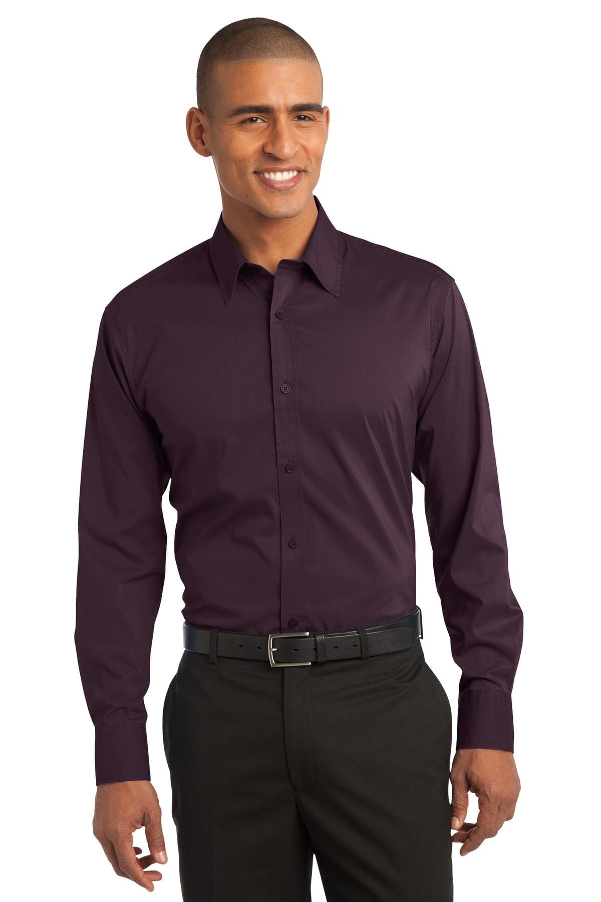 Port Authority Woven Shirts DISCONTINUED  Port Authority ®  Stretch Poplin Shirt. S646