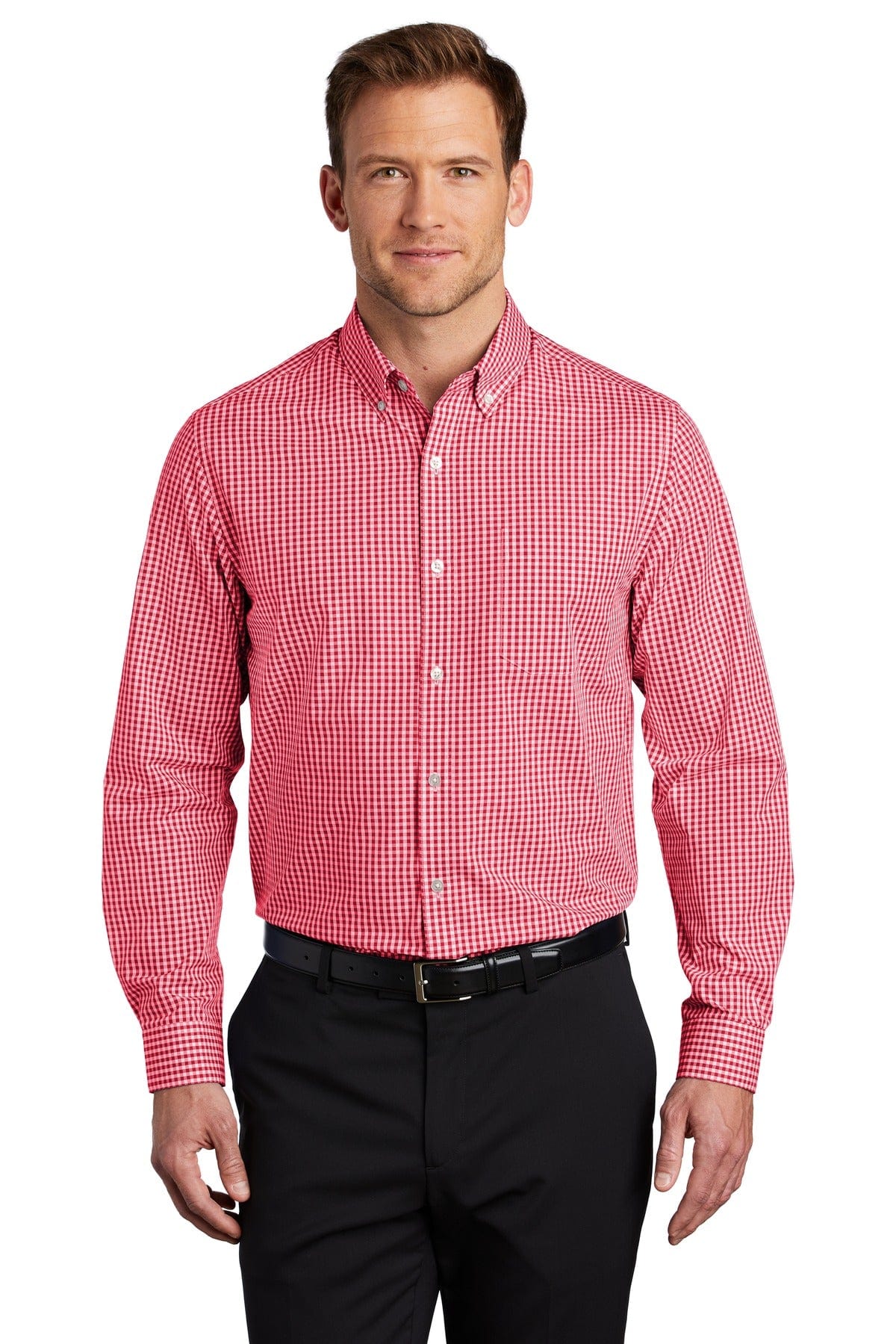 Port Authority Woven Shirts Port Authority  ®  Broadcloth Gingham Easy Care Shirt W644