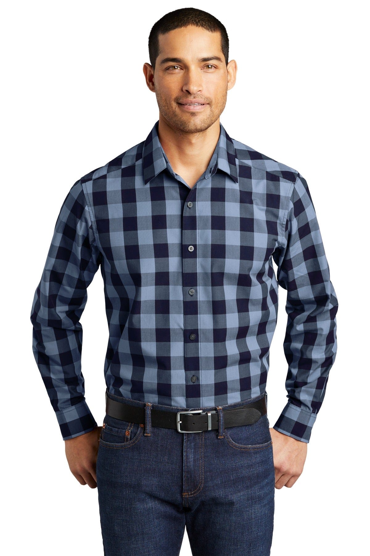 Port Authority Woven Shirts Port Authority  ®  Everyday Plaid Shirt. W670